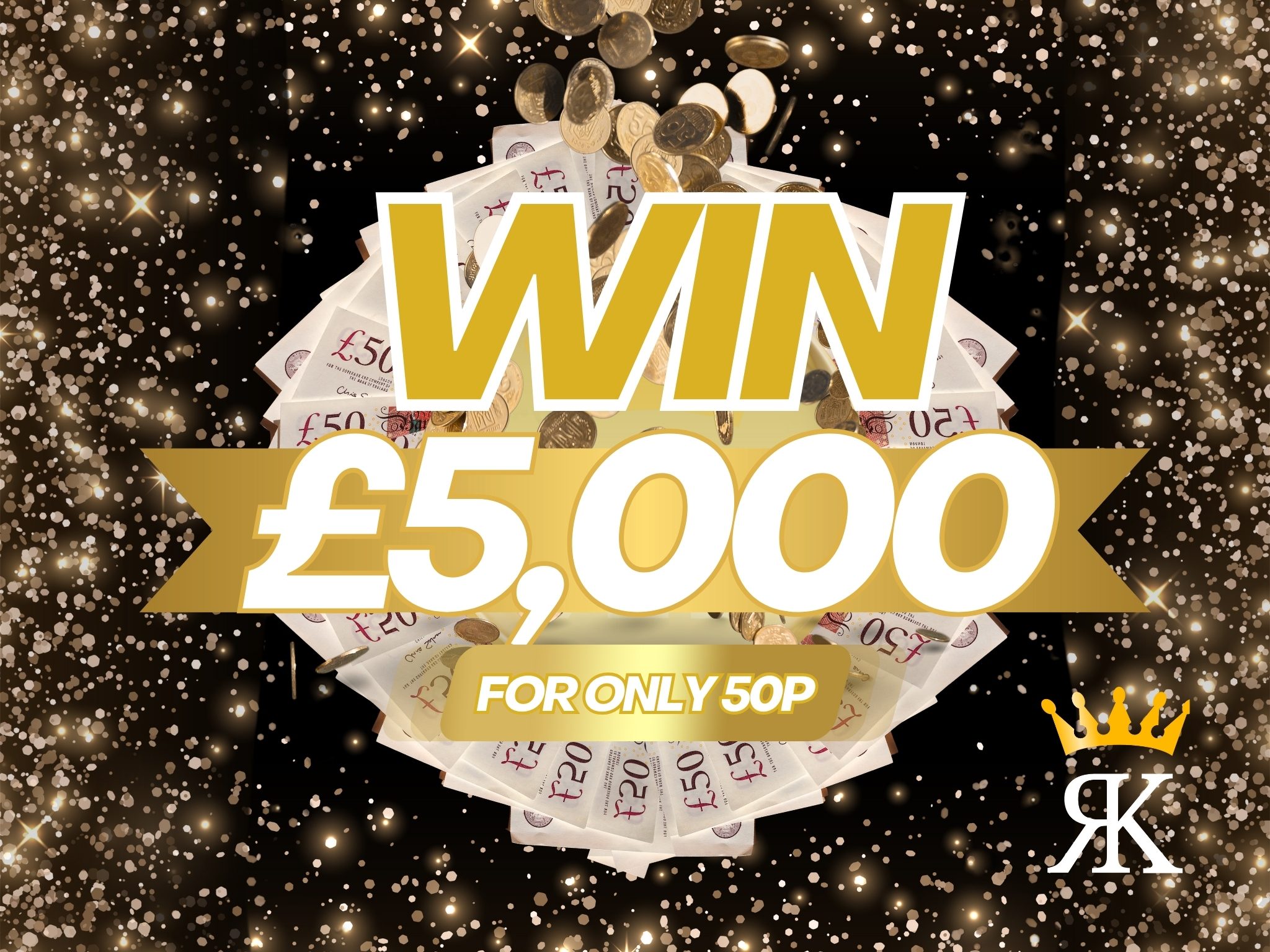 Win £5,000 For 50p