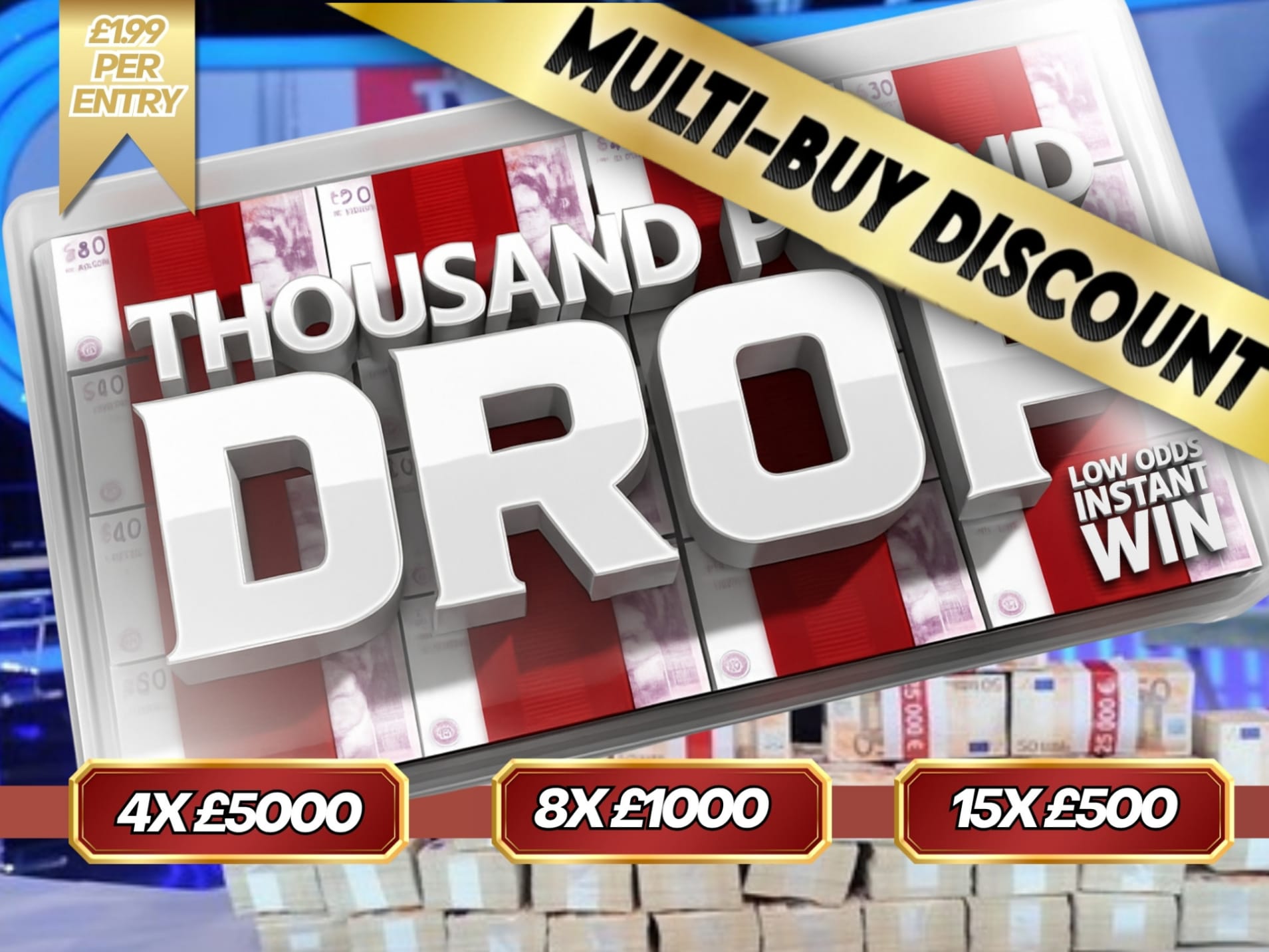 Thousand Pound Drop Cash Instant Win
