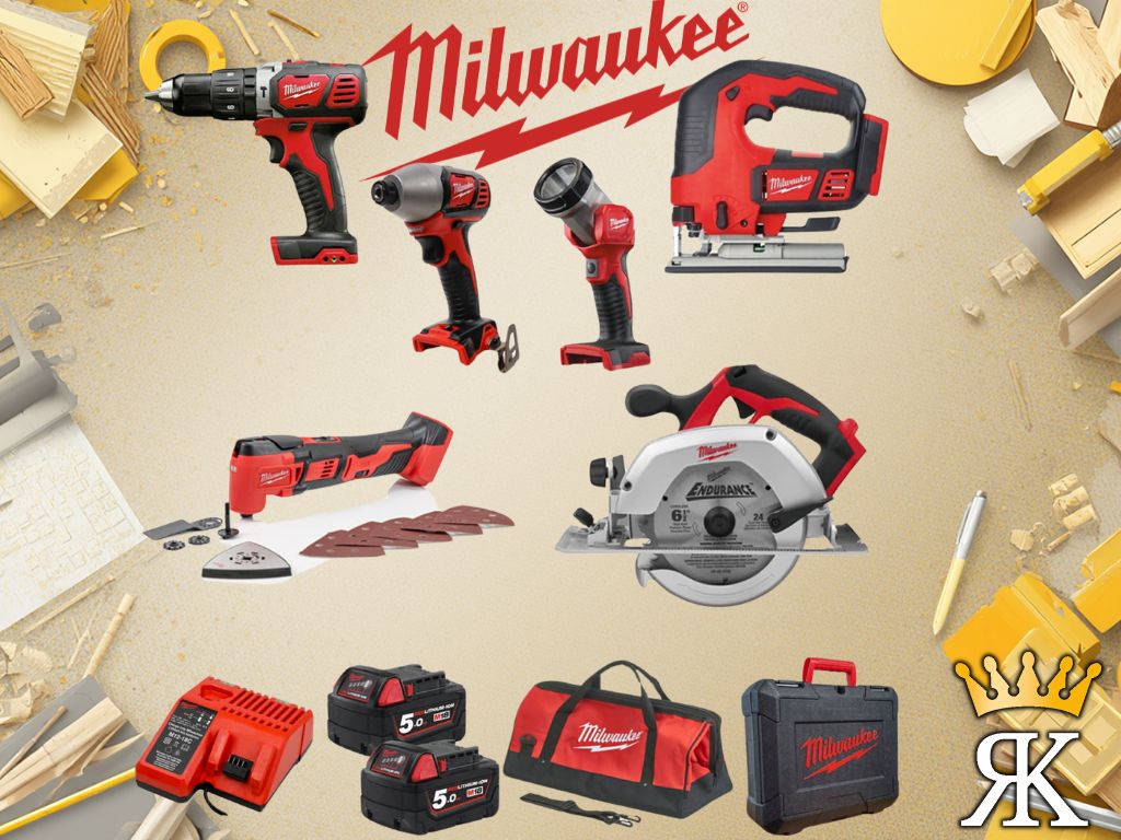 6 PC Milwaukee Tool Kit