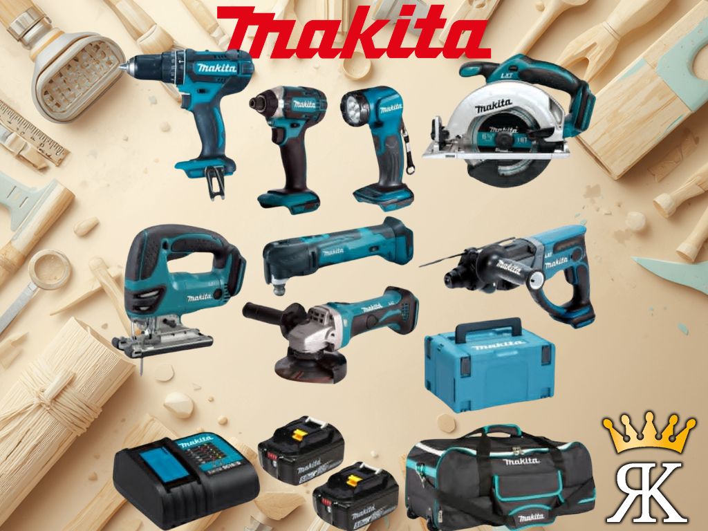 8 Pc Makita Powertool Kit