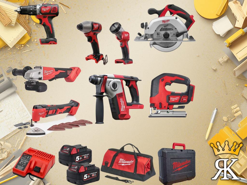 8pc Milwaukee Tool Kit