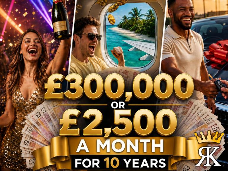 £300,000 OR £2,500 A Month For 10 Years