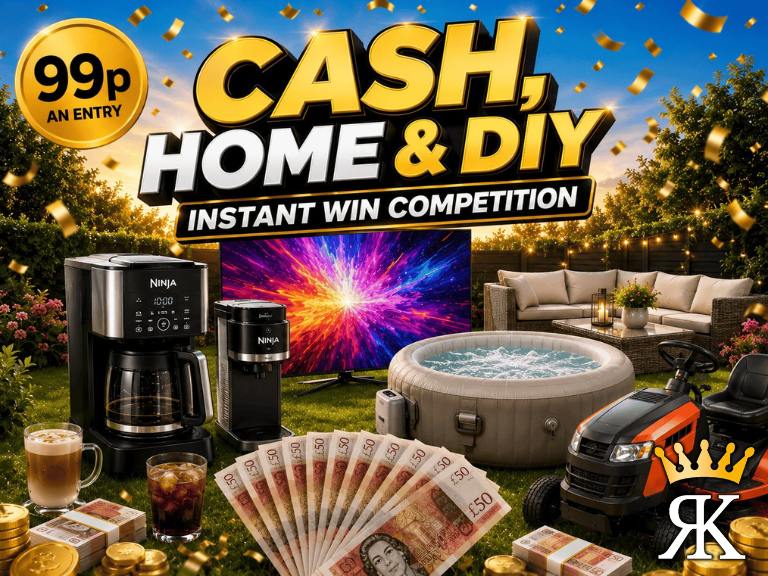 Cash, Home & DIY Instant Win Competition