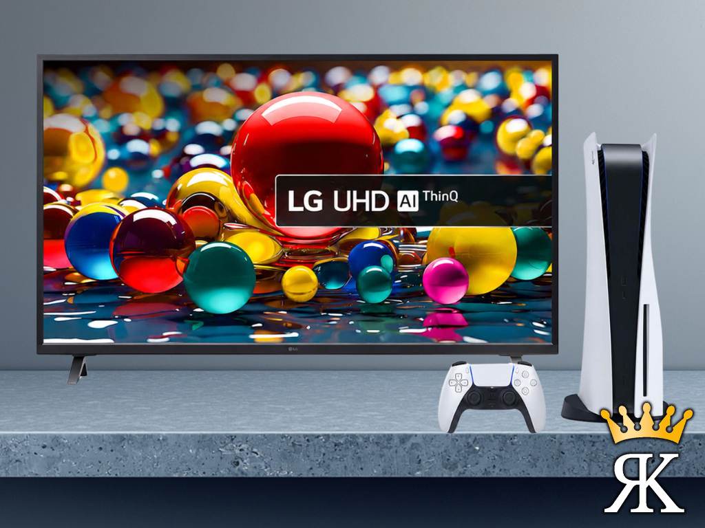 55 Inch LG TV and PS5