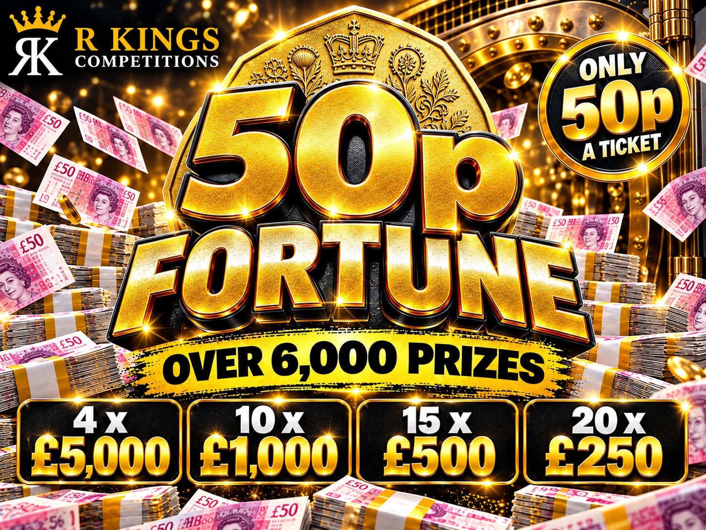 50p Fortune Cash Instant Win